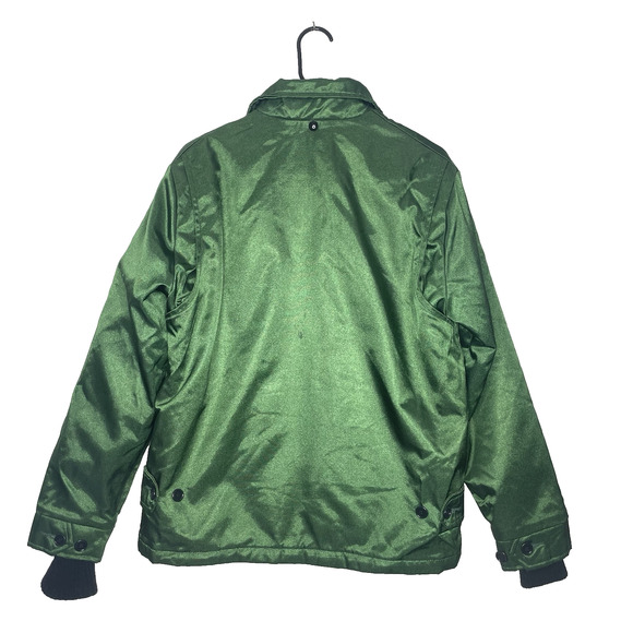 Vintage Golden Fleece Workwear Jacket Green Sz 40 USA Made Detachable Lining Y2K - Picture 2 of 12